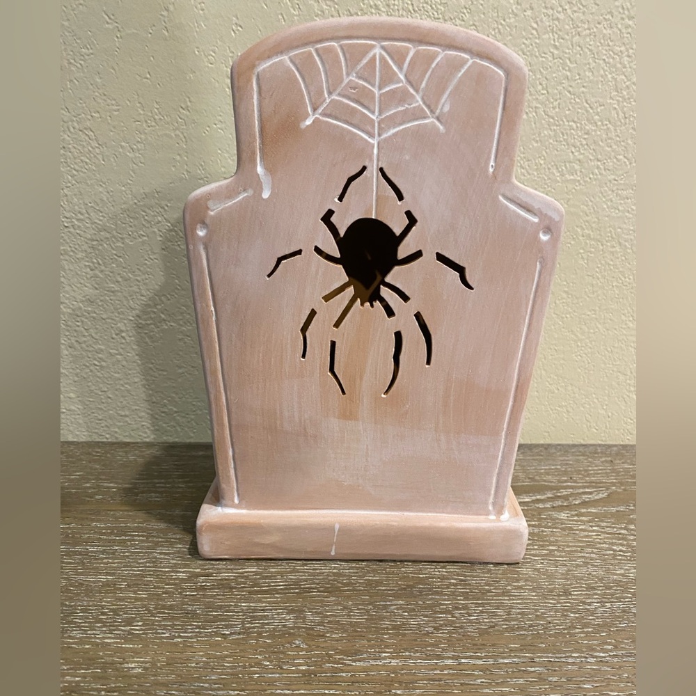 Target Hyde & EEK! Halloween Terracotta Spider Tombstone Decoration